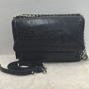 Marc Jacobs black large pillow bag. NWOT. Lamb skin